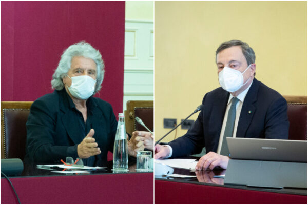 Governo Draghi, oggi il voto su Rousseau. 12 parlamentari M5S: “quesito manipolatorio”