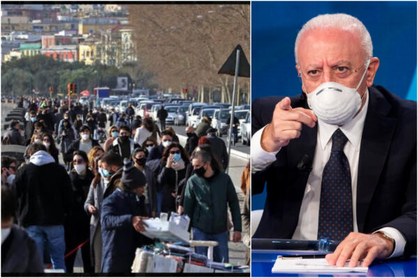 Ordinanza di De Luca, stop alle feste di Carnevale: “Varianti virali, evitate contatti inutili”