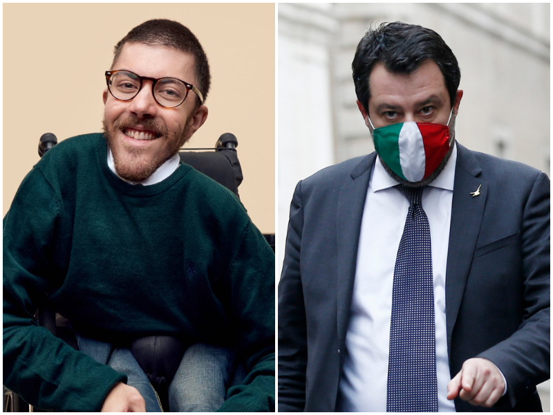 Iacopo Melio zittisce Salvini: “Basta con pietismo e sciacallaggio sui disabili”