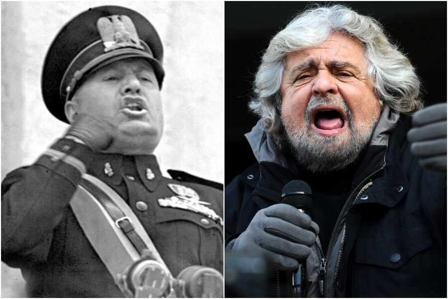 Dai fascisti ai 5Stelle, tutte le cose che accomunano il Movimento di Grillo a quello di Mussolini