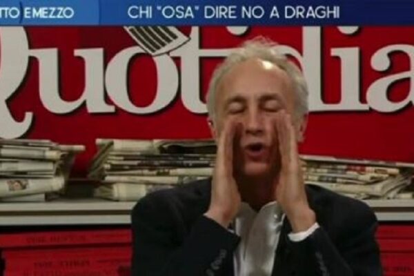 Travaglio e la ‘rosicata’ sul M5S al governo con Draghi: “Grillo si è fatto intortare, non conteranno nulla”