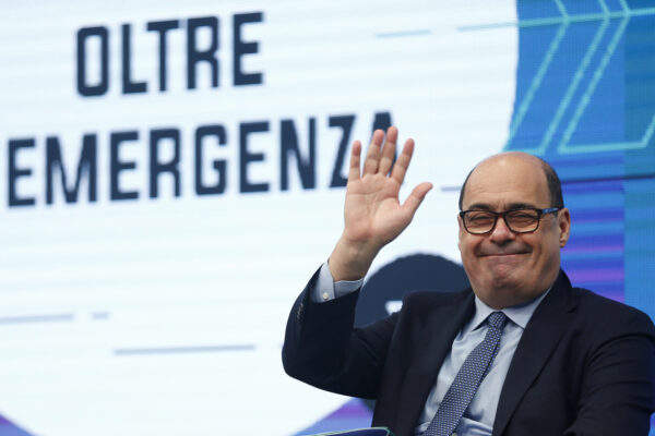 Foto Cecilia Fabiano/ LaPresse 
24 febbraio 2021 Roma (Italia)
Politica  : 
Nicola Zingaretti ad un evento per il superamento dell’emergenza Covid 19 
Nella foto : 
Nicola Zingaretti 
Photo Cecilia Fabiano/LaPresse
February 24 , 2021  Roma (Italy) 
Politics :
Nicola Zingaretti during a meeting about covid 19 consequences 
In The Pic : Nicola Zingaretti