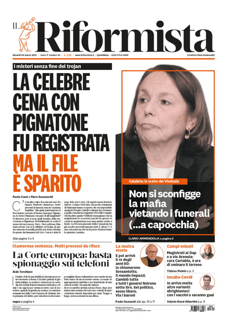 Quotidiano del 4 marzo 2021