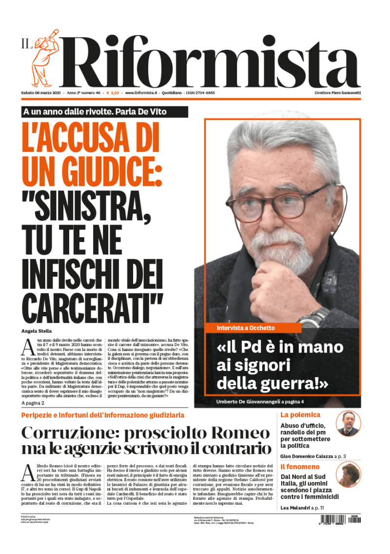 Quotidiano del 6 marzo 2021