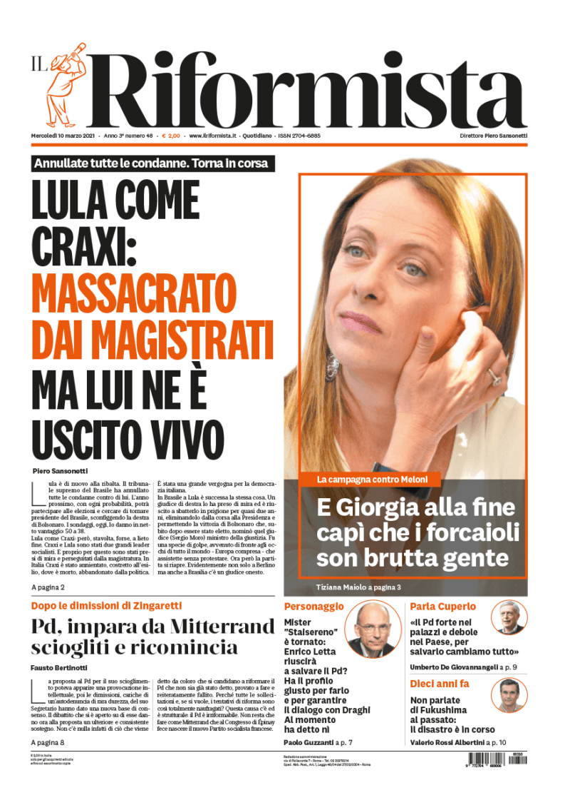 Quotidiano del 10 marzo 2021