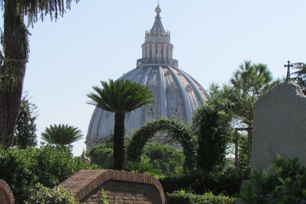 Vista  della Basilica dal Colle vaticano
