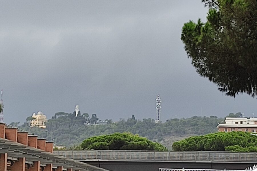 Monte Mario visto da Piazzale Clodio