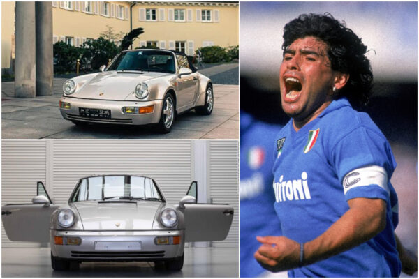 La Porsche 911 di Maradona finisce all’asta: l’auto del Pibe acquistabile online