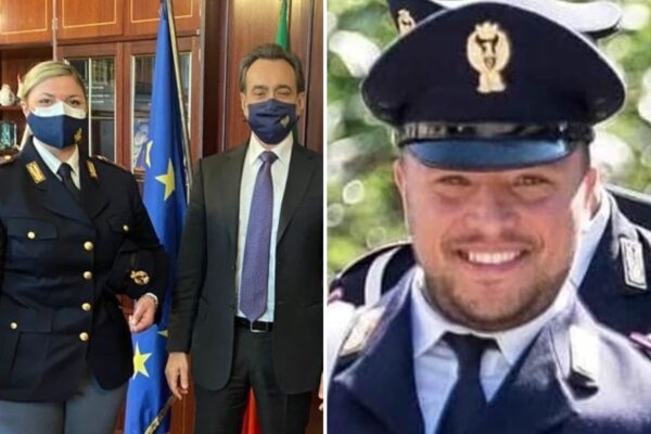 La vedova di Lino Apicella è poliziotta: “Così ho mio marito sulla pelle. Anche Thiago sogna la divisa”