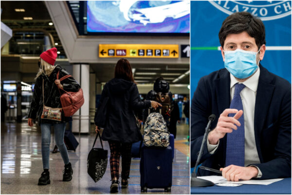 Viaggi all’estero, ordinanza di Speranza: tampone e quarantena di 5 giorni anche per chi rientra dai Paesi Ue