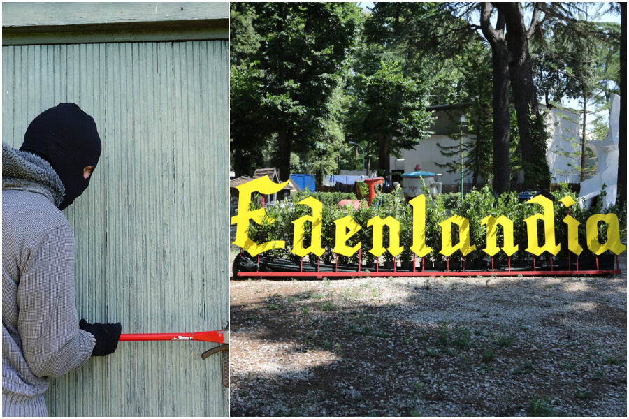 Edenlandia chiusa, ne approfittano i ladri: carabinieri fermano 29enne