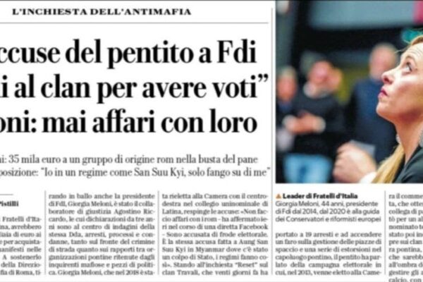 La caccia di Repubblica a Giorgia Meloni è una porcata: fatti del 2013 per cui non è mai stata sentita