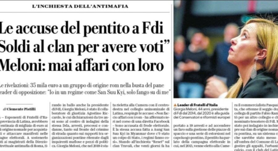 La caccia di Repubblica a Giorgia Meloni è una porcata: fatti del 2013 per cui non è mai stata sentita