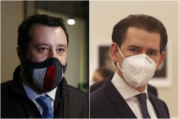 Austria spacca l’Unione Europea sui vaccini puntando su Israele, Salvini a ruota: “Facciamo come loro” Austria spacca l’Unione Europea sui vaccini puntando su Israele, Salvini a ruota: “Facciamo come loro”
