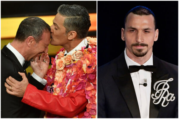 Sanremo, Amadeus e Fiorello reggono un Festival atipico: show di Ibra e Bertè, appello per Zaki