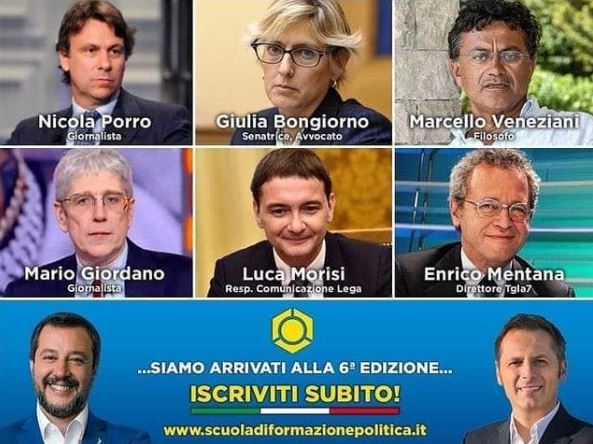 Imbarazzo Lega, Mentana “docente” della scuola di formazione politica del Carroccio a sua insaputa