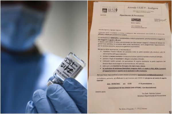 Convocato per il vaccino ma è morto da 30 anni, a Verona l’Asl ‘chiama’ il nonno defunto dell’assessore