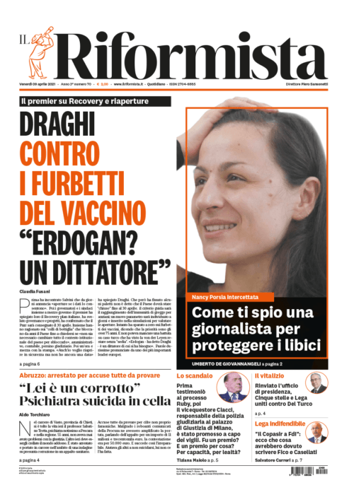 Quotidiano del 9 aprile 2021