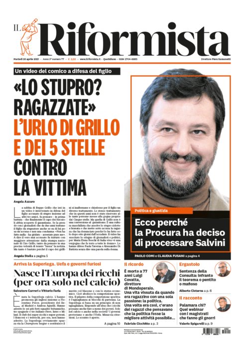 Quotidiano del 20 aprile 2021