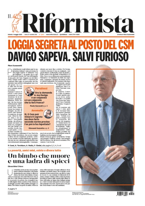 Quotidiano dell’1 maggio 2021