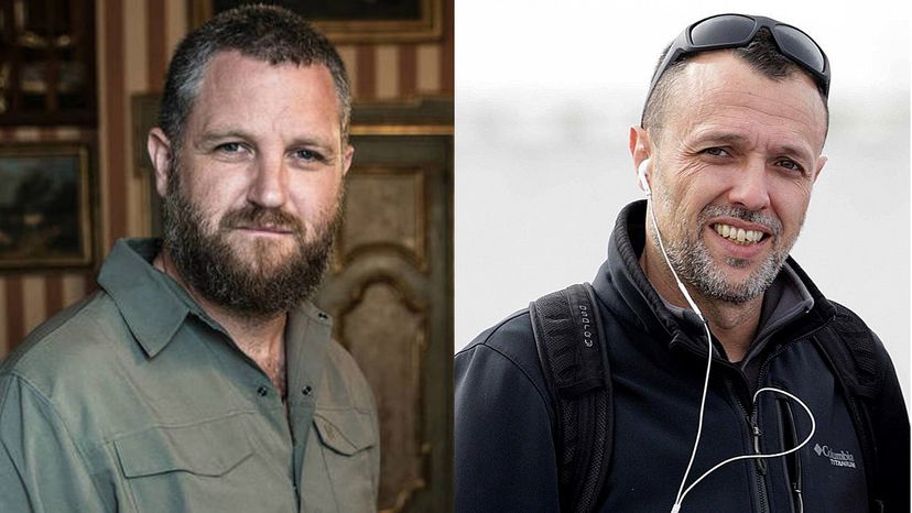 David Beriain (a sinistra) y Roberto Fraile (a destra)