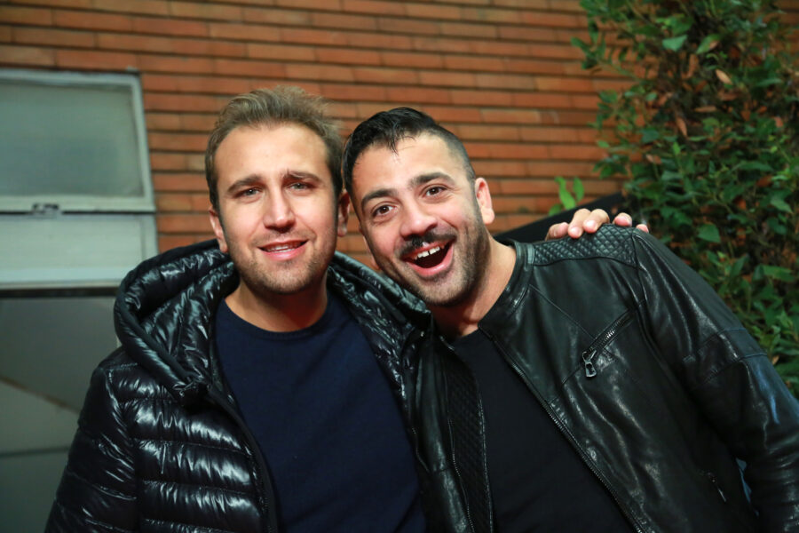 Foto Stefano Colarieti  / LaPresse
29-10-2018 Roma, Studi Voxon, registrazione ‘Maurizio Costanzo Show’

Spettacolo 
nella foto: Pio, Amedeo

 Photo Stefano Colarieti / LaPresse
 October 29th 2018, Rome, Voxon Studios, recording ‘Maurizio Costanzo Show’
Entertainment
Im the pic: Pio, Amedeo