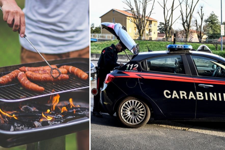 Festa al ridottante e braciata nel bosco: multe per oltre 50 persone nel Napoletano