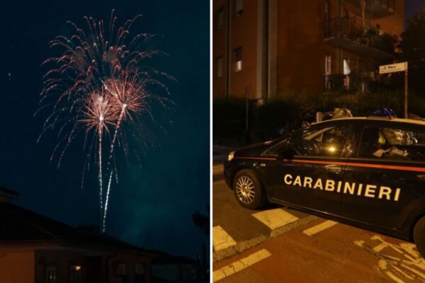 I fuochi d’artificio insospettiscono gli agenti: in 20 festeggiavano il compleanno dopo il coprifuoco, multati