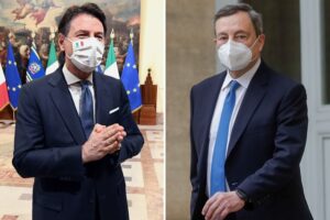 Conte-Draghi, governi a confronto: l’ex Bce è più istituzionale ma mancano le dirette dell’avvocato del popolo