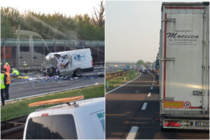 Scontro tra camion e furgone sull’A22, quattro feriti: conducente grave trasportato in elisoccorso
