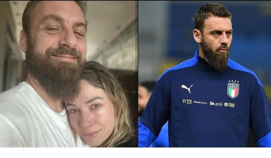 Daniele De Rossi con la moglie Sarah