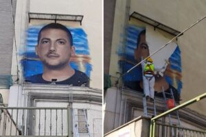 Muore di cancro a 24 anni “ma è un criminale”: rimosso il murales di Raffaele Tammaro, vendeva sigarette di contrabbando