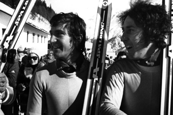 Da sinistra, Herbert Plank e Rolando Thoeni (Foto del sito della FISI)