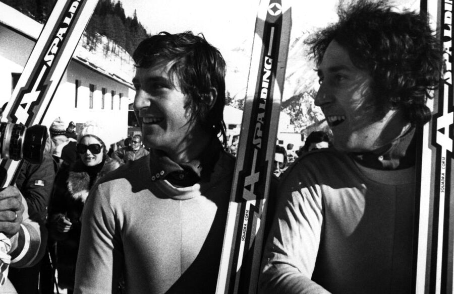 Da sinistra, Herbert Plank e Rolando Thoeni (Foto del sito della FISI)