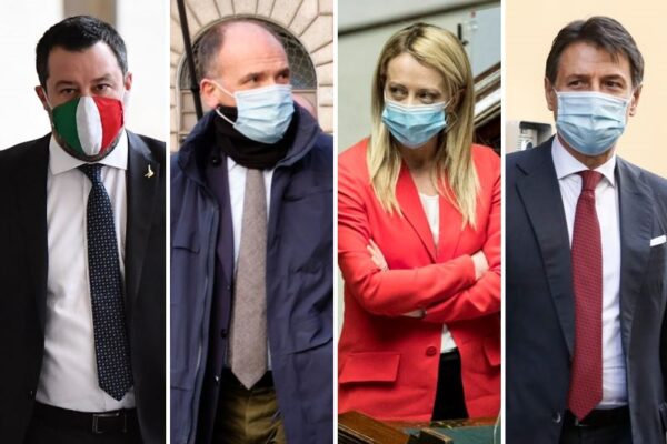 Quattro partiti in meno di cinque punti: la Lega è prima ma Pd, FdI e M5S tengono