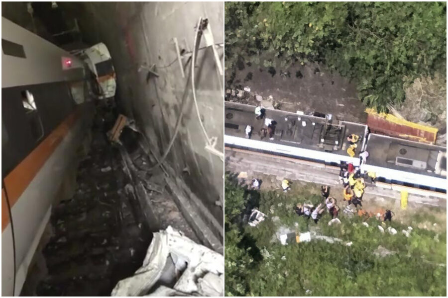 Strage a Taiwan: deraglia treno ad alta velocità, 48 morti e 66 feriti