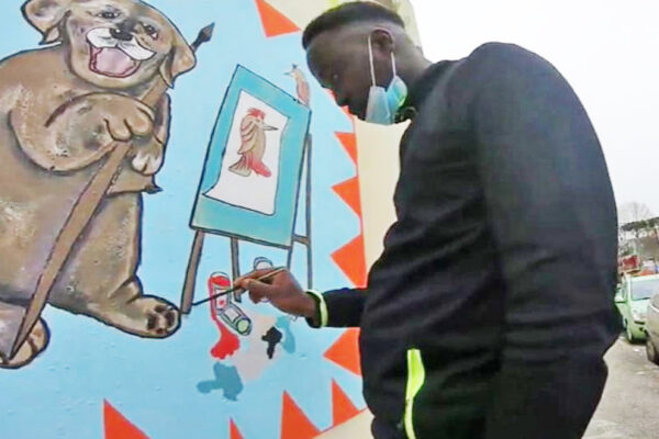 Cura degli animali e murale, così a Secondigliano si sconta la pena