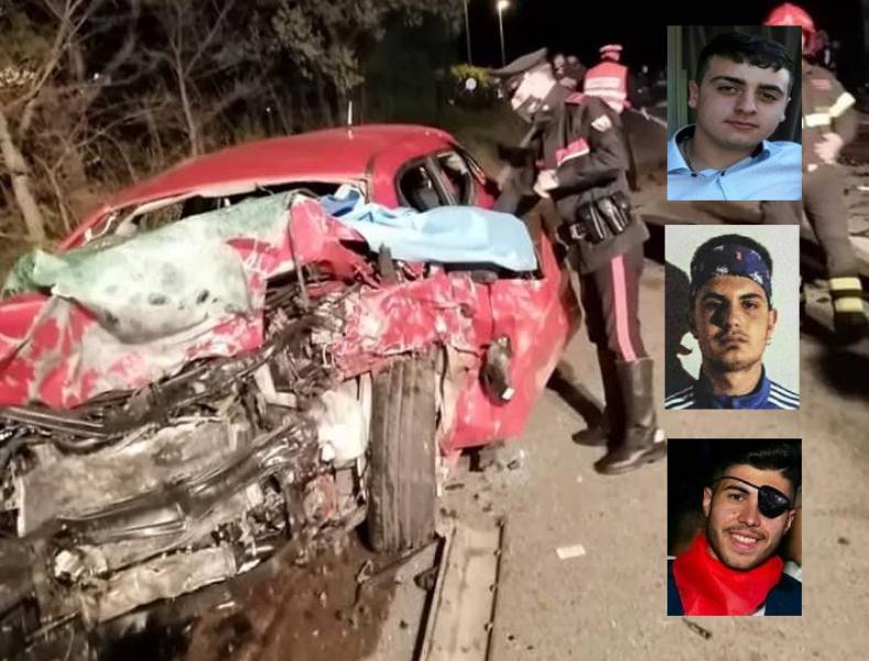 Strage in diretta social, l’incidente mortale sulla Casilina: identificate le quattro vittime del frontale