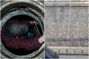 Carcere Poggioreale, fuga durante l’ora d’aria: detenuto resta incastrato in un tombino