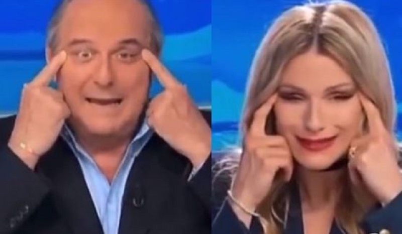 Gerry Scotti e Michelle Hunziker accusati di razzismo: il ‘verso’ ai cinesi crea una polemica internazionale