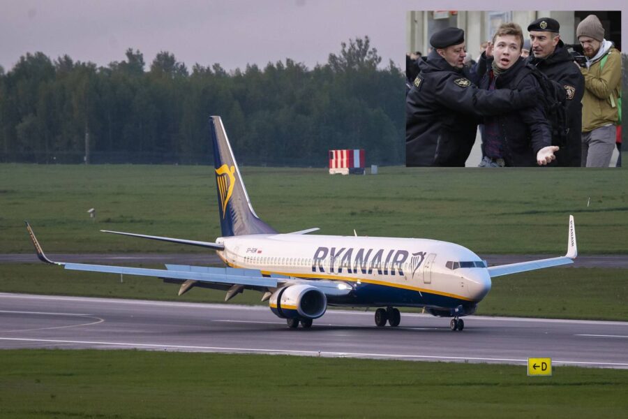 Volo Ryanair dirottato per arrestare un dissidente, l’ordine di Lukashenko: “A bordo agenti del Kgb bielorusso”