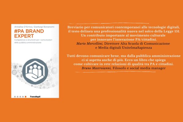 La PA come un brand: il libro firmato D’Errico-Bonanomi ci dice come comunicarla
