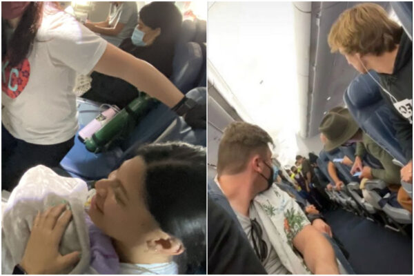 Partorisce in aereo e non sapeva di essere incinta, sorpresa in un volo verso le Hawaii