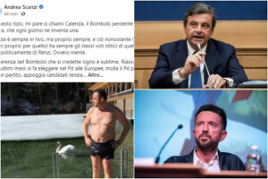 Andrea Scanzi fa body shaming su Calenda, il post su “Bombolo” criticato anche dai suoi fan
