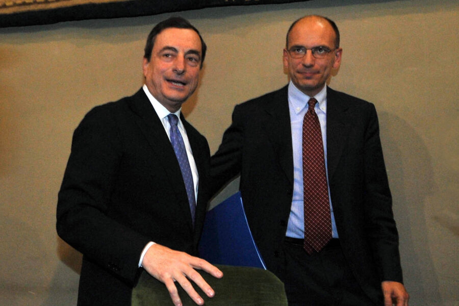 Draghi contro Letta: “Non è il momento di prendere soldi ma di darli”