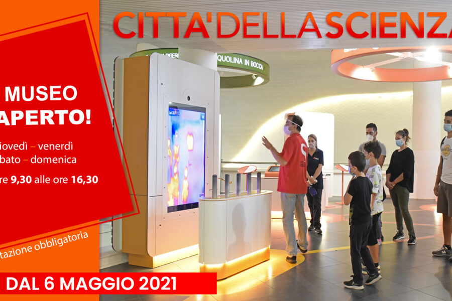 Città della scienza riapre al pubblico da giovedì 6 maggio