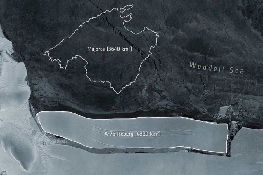 Si è staccato dall’Antartide l’iceberg più grande al mondo: è grande quanto il Molise