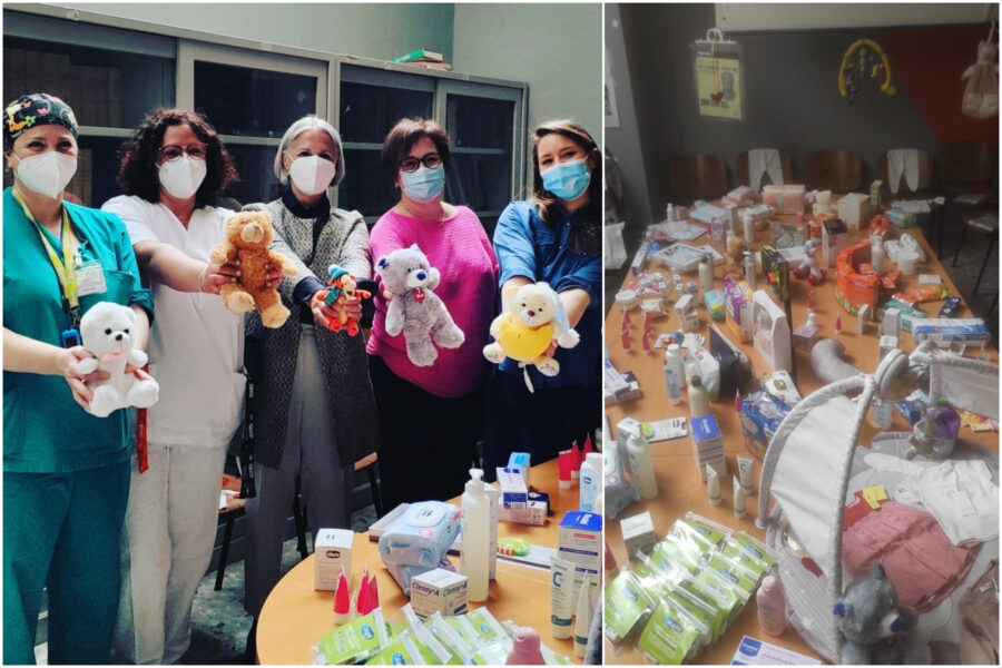 Pannolini, creme e tutine, il grande cuore delle mamme del Policlinico Vanvitelli: nasce la stanza della solidarietà