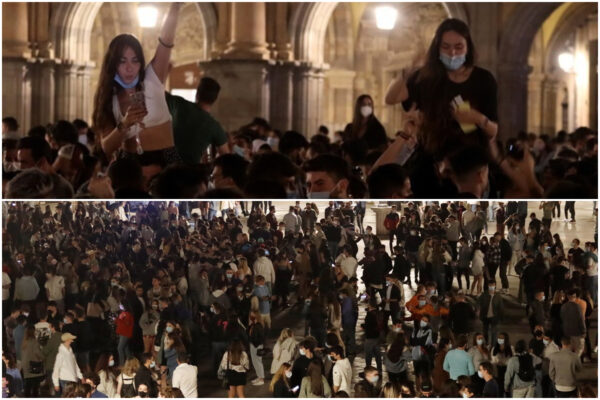 Fine stato di emergenza, la Spagna festeggia il suo Capodanno: “In strada senza essere delinquenti”