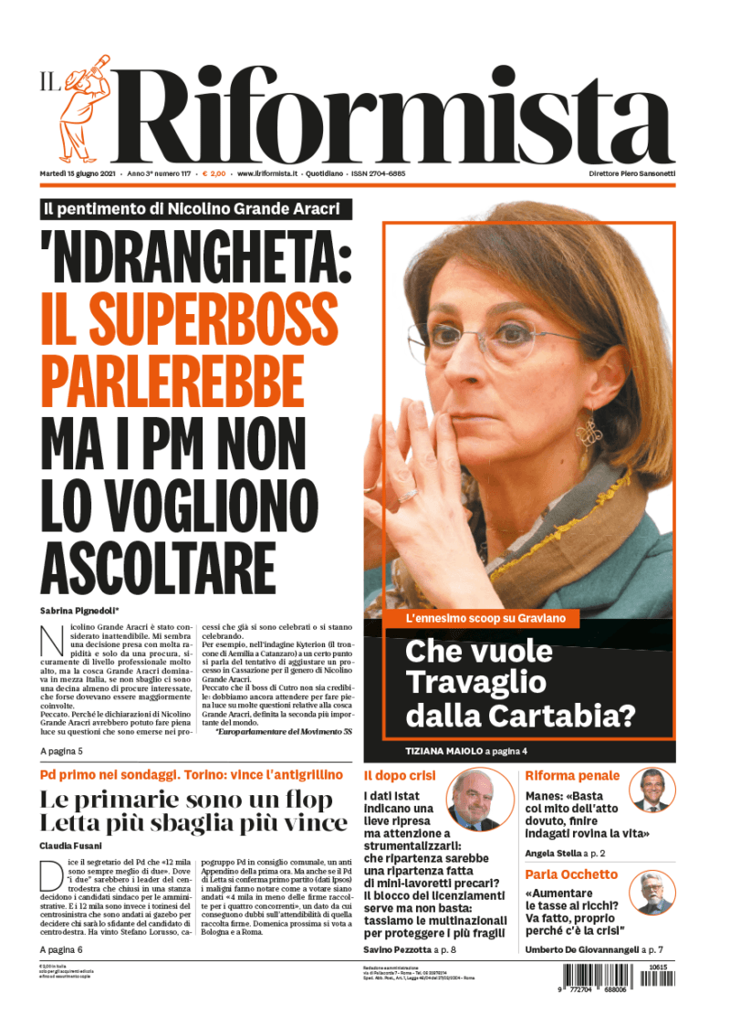 Quotidiano del 15 giugno 2021